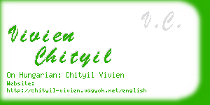 vivien chityil business card